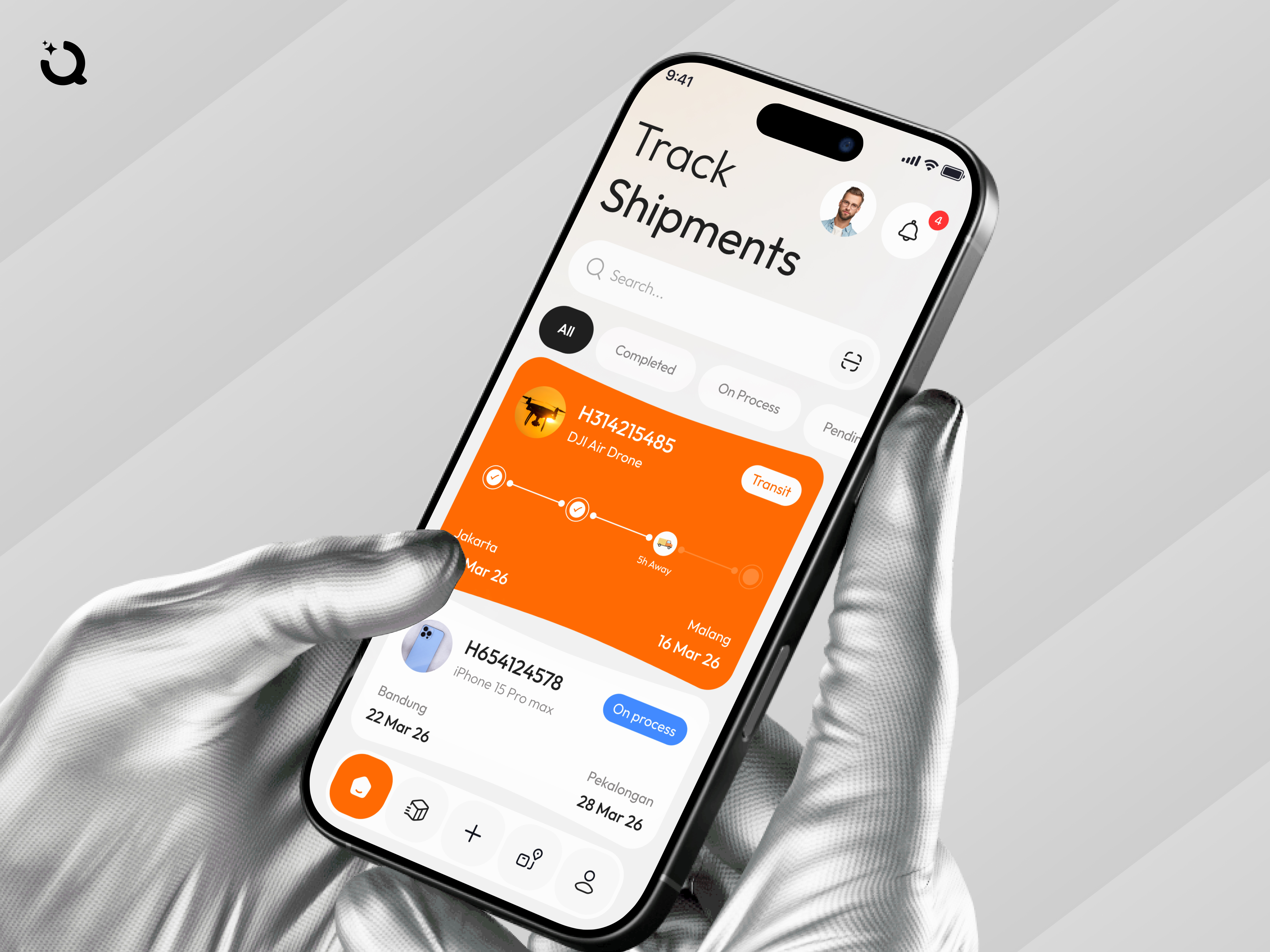 Example of Mobile App UI UX Design