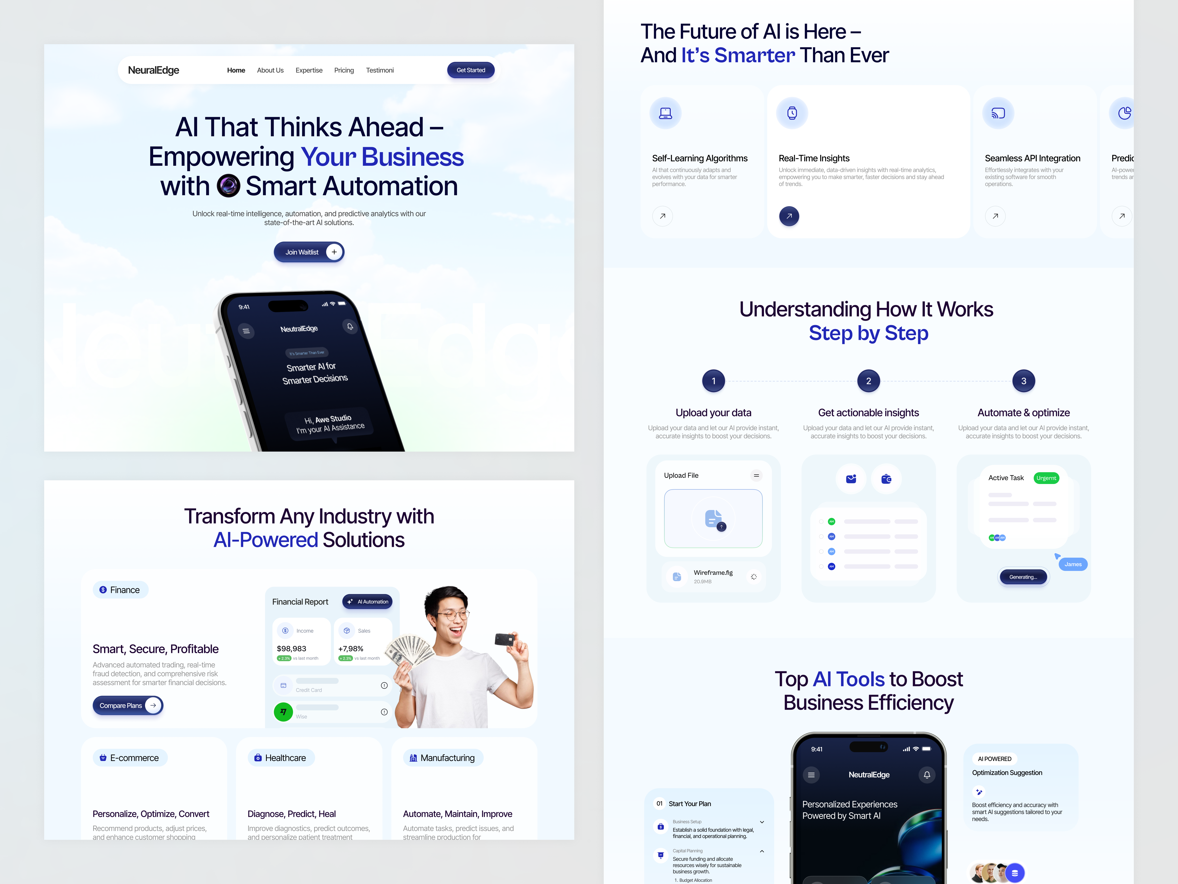 AI Business Tool Website