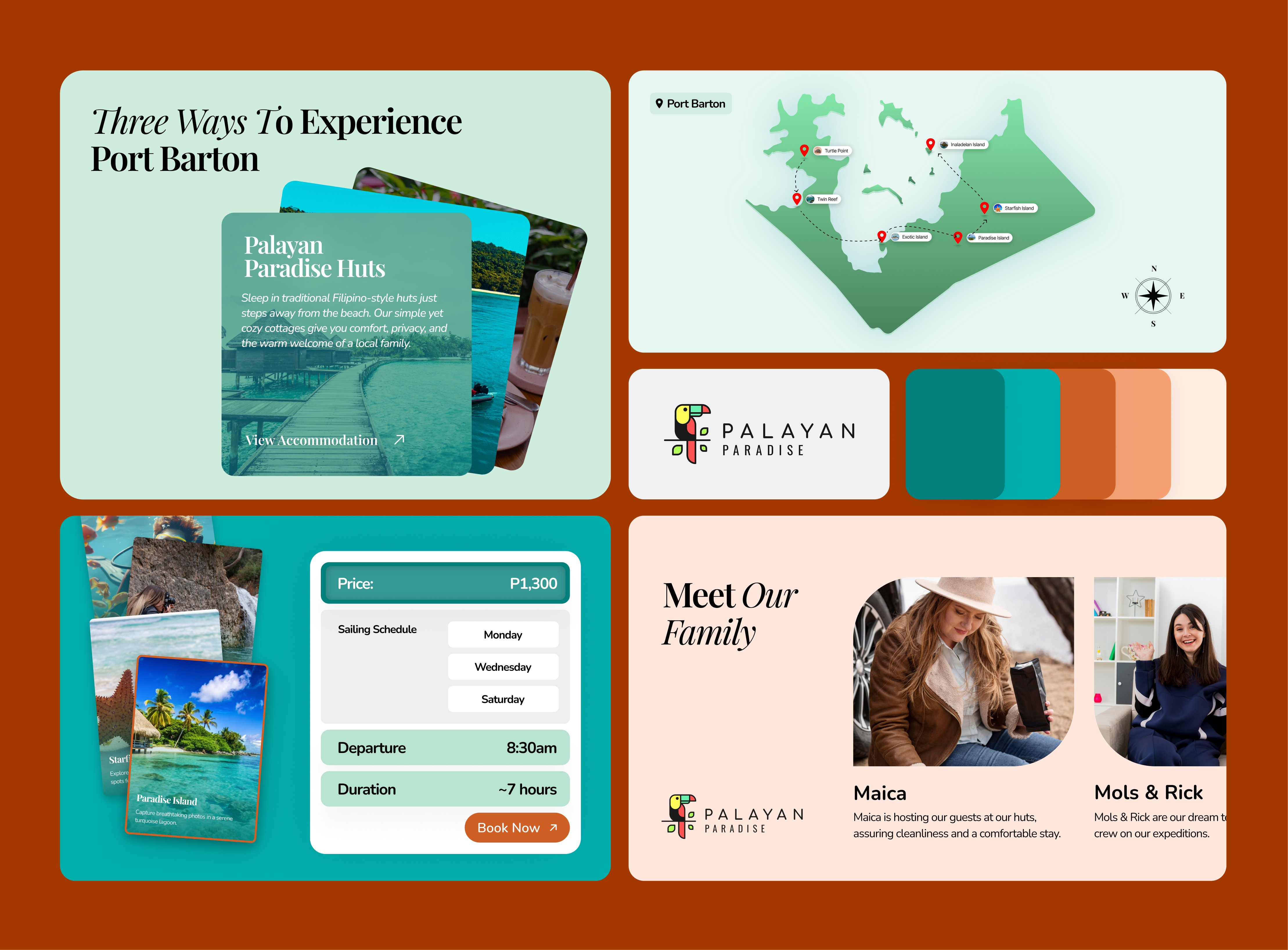 Palayan Paradise — Travel & Resort Website UI Exploration booking website design figma design hospitality design interface design landing page modern web design product design resort website tourism website travel website tropical design ui ui design website design