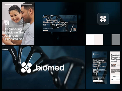 Biomed - Branding • Bento Animation