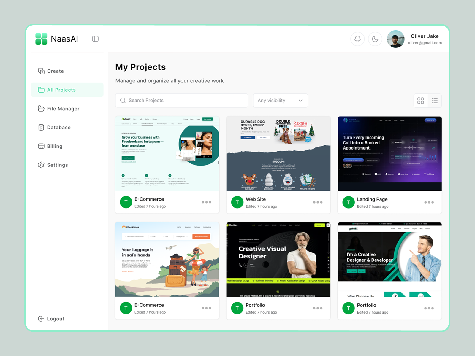 AI Website Builder Dashboard UI ai dashboard ui ai development tools ai product design ai tool interface ai web builder platform ai website builder ai website generator figma dashboard design minimal dashboard design modern dashboard ui no code website builder product interface design project management dashboard saas dashboard ui saas web app ui startup saas design ui ux design web app dashboard web builder platform website builder dashboard