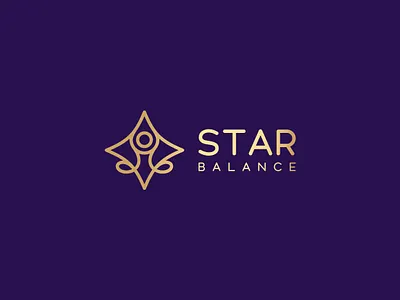Star Balance – Wellness & Inner Harmony Brand Identity brand identity brand logo branding design graphic design illustration logo logo design logos logotype minimal minimal logo minimalist star star logo star logos timeless timeless logo ui