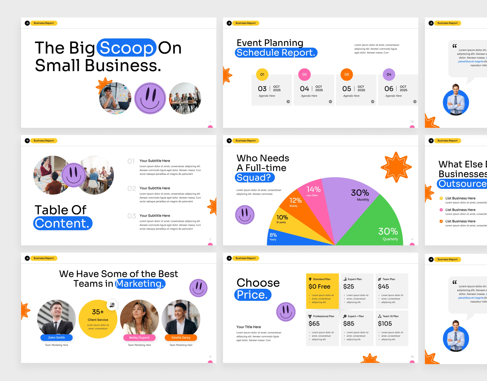 Example of Pitch Deck / Presentation Design