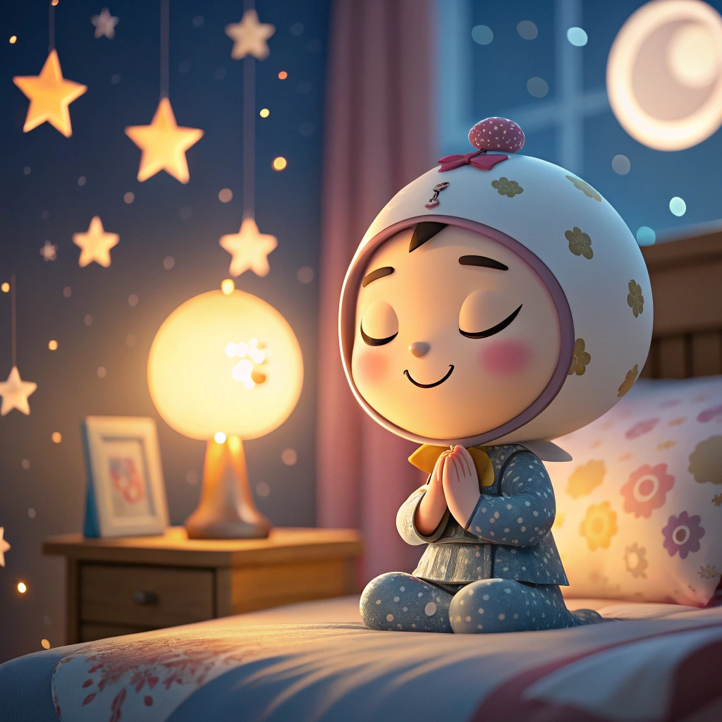 "Dreamy Helmet" | Cozy Bedtime Character 3D Art