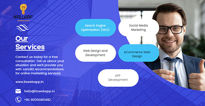 Intelligent Technologies app devlopement branding design digital marketing web devlopement website designbing