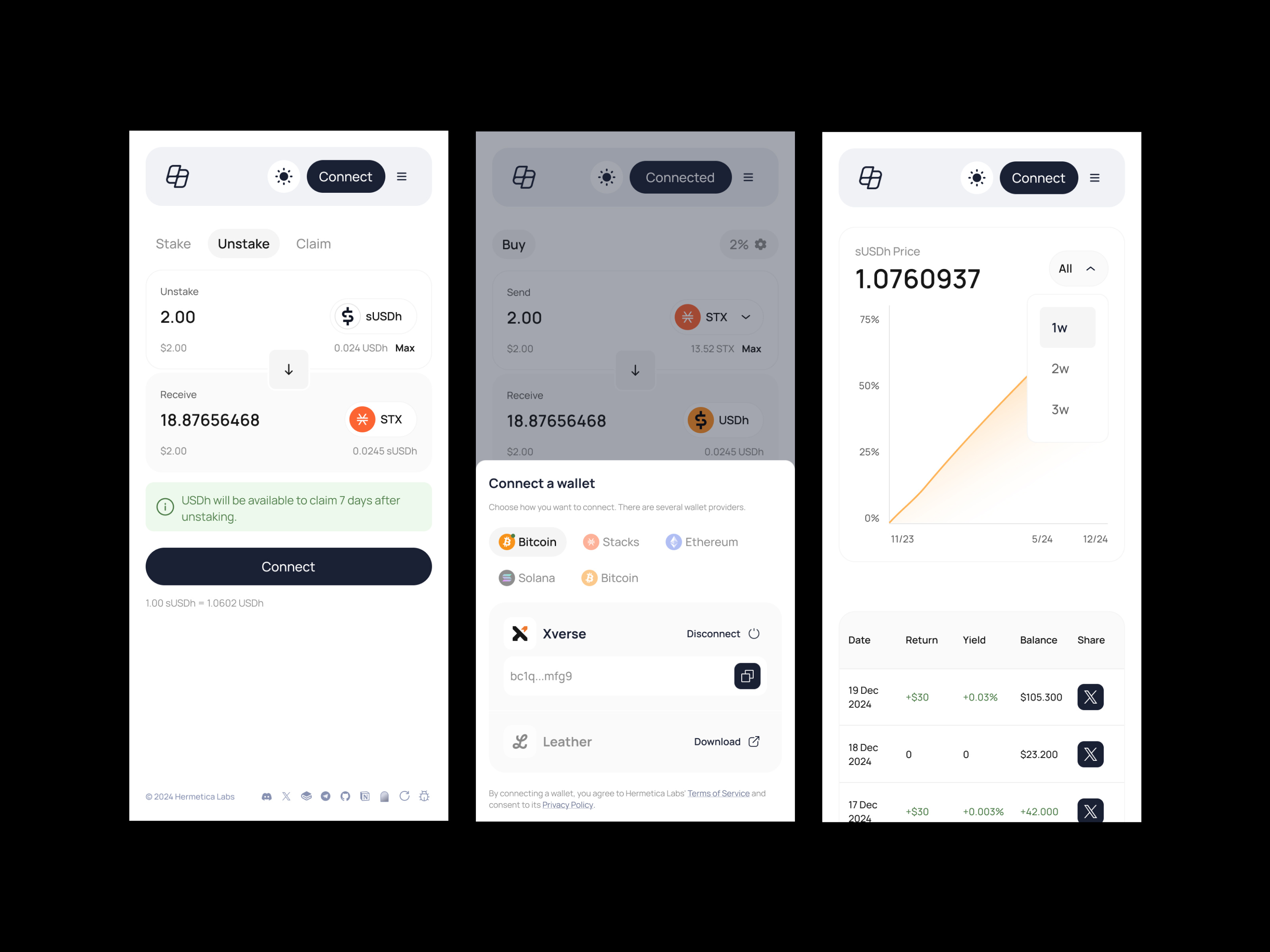 Web3 DeFi Platform · Web & Mobile fintech mobile product design uiux web web3