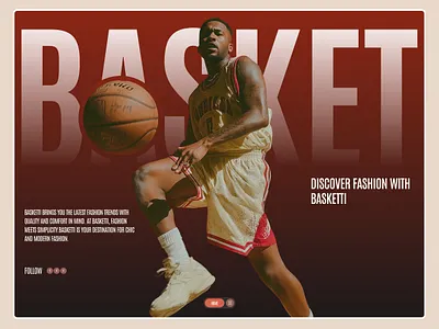 Basketball Website Design basketball basketball app basketball website baskteball ui game ui homepage landing page modern ui sports sports app sports design sports landing page sports ui sports website ui design uiux ux design web design website website design
