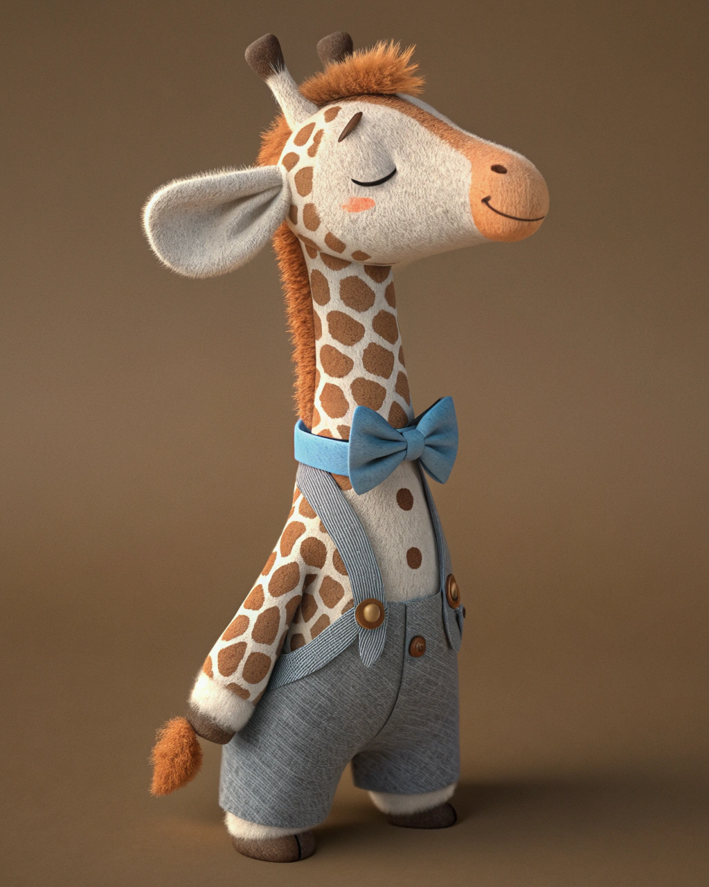 "Bowtie Giraffe" | Dapper 3D Gentle-Giant Character