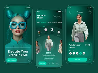 Modern Fashion E-commerce Mobile App digital fashion e commerce fashion app e commerce platform fashion app fashion ecommerce app fashion shopping app fashion store mobile app home page ios app marketplace app mobile app mobile e commerce app mobile fashion store mobile shopping platform online boutique online fashion online shopping app product design shopping app ui ux