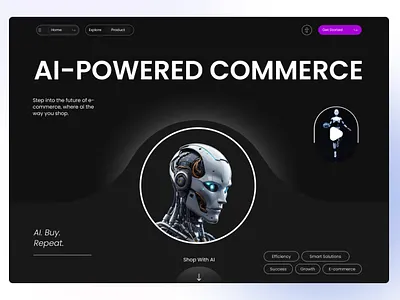 AI Landing page ai ai design figma landing page ui ui design ux research web3 website design
