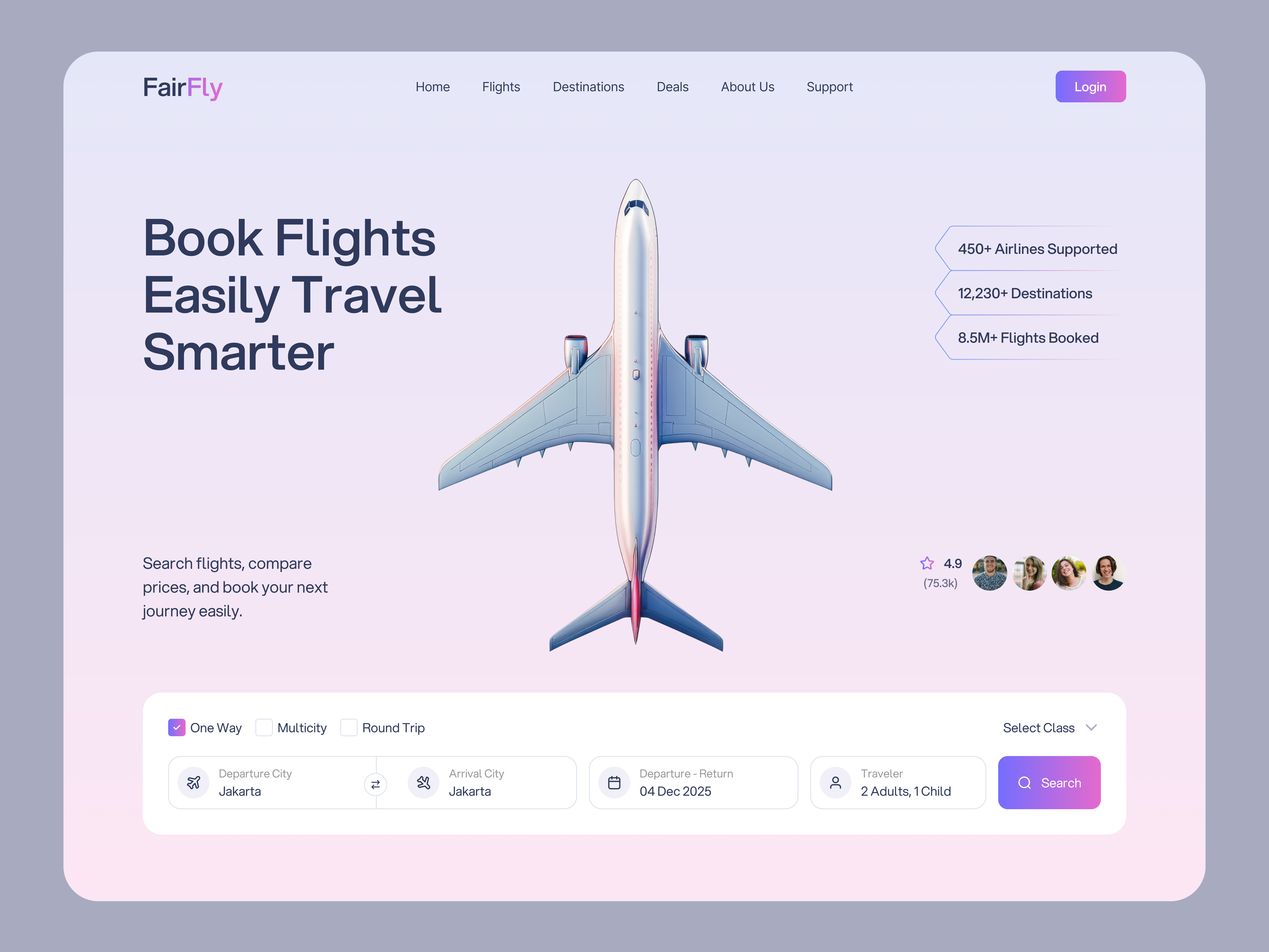 Flight Booking Website airline booking booking website flight booking flight booking website flight website travel website ui ux web design web ui website design