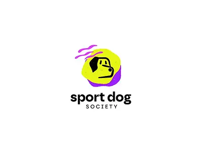 The Sport Dog Society animal brand colorful dog funky graphic identity learning lifestyle logo modular neon online shapes training