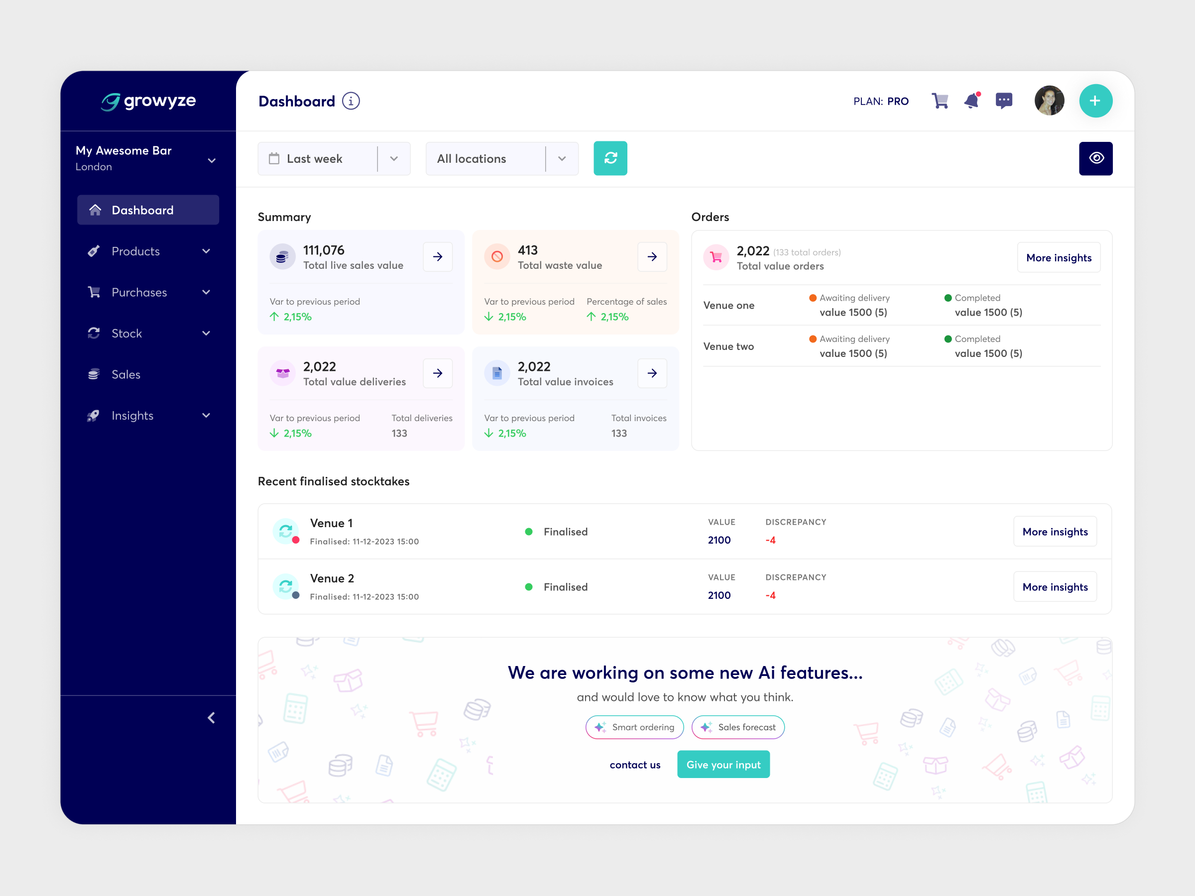 Example of UX/UI Design For Saa S + Web Applications