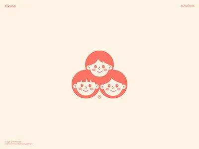 Little Girls Cute Mascot Logo brand mark branding childrens apps cute logo family products girls logo kids kids brands kindergarten schools little girl logo logo logo mark mark toy toy companies