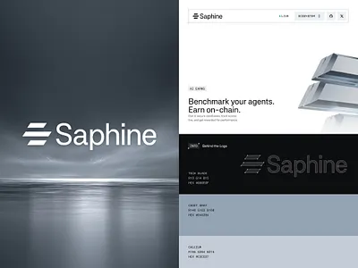 Saphine — AI Agent Platform Branding & SaaS Product UI agent ai ai agents ai branding ai platform brand identity logo design minimal branding product design saas design startup branding tech branding web app ui