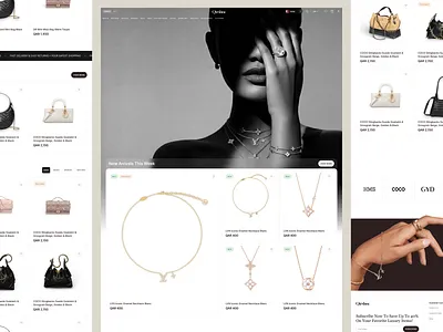The Luxury Designer E-Commerce Platform jewelry store design jewelry store landing page jewelry store ui jewelry store uiux jewelry store website jewelry store website design online shop design online shop ui ux online shop website online store design online store designer online store ui ux online store uiux online store website