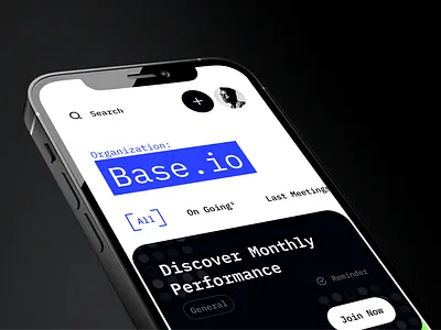Conference app for organizations ai concept conference design meet meeting minimal nft ui uidesign userinterface web3