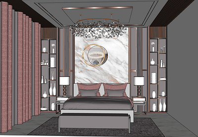 3D Bedroom Design 3d interior