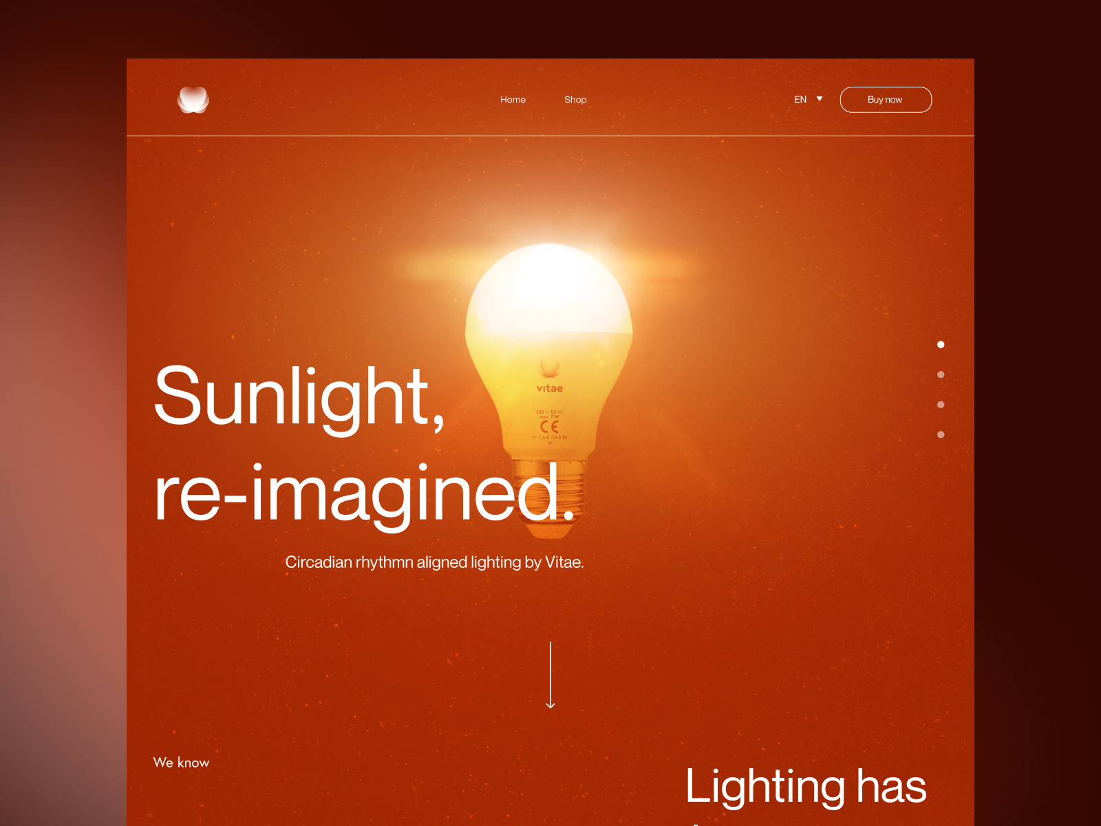 E-Commerce Energy Company website clean energy website design website e commerce home page idea ecommerce ecommerce concept home decor website minimal design orange pallet product showcase sustainable energy sustainable energy website webflow webflow agency webflow design webflow designer webflow developer webflow template website design website redesign