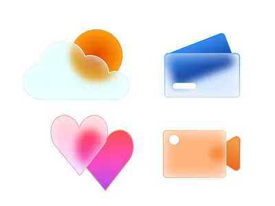 Neumorphic UI Icon Set | Modern App Icon Design app icons design system gradient icons icon design interface icons minimal icons neumorphism product design ui icons