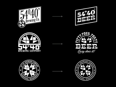 5440 Logo Rebrand badge beer branding brewery design icon identity lettering lockup logo mark pattern quilt rebrand refresh retro type vector vintage wordmark