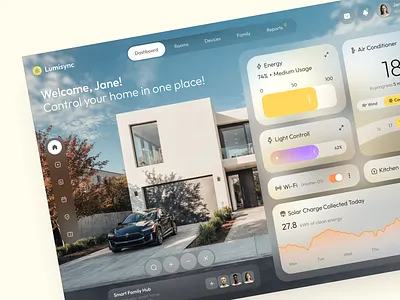 UI-UX for Smart Home design interface product service startup ui uiux ux web website