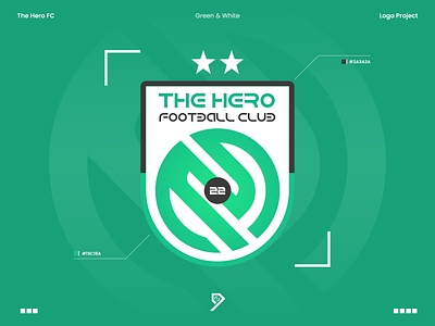 The Hero FC Logo Project design football logo graphic design logo minimalist