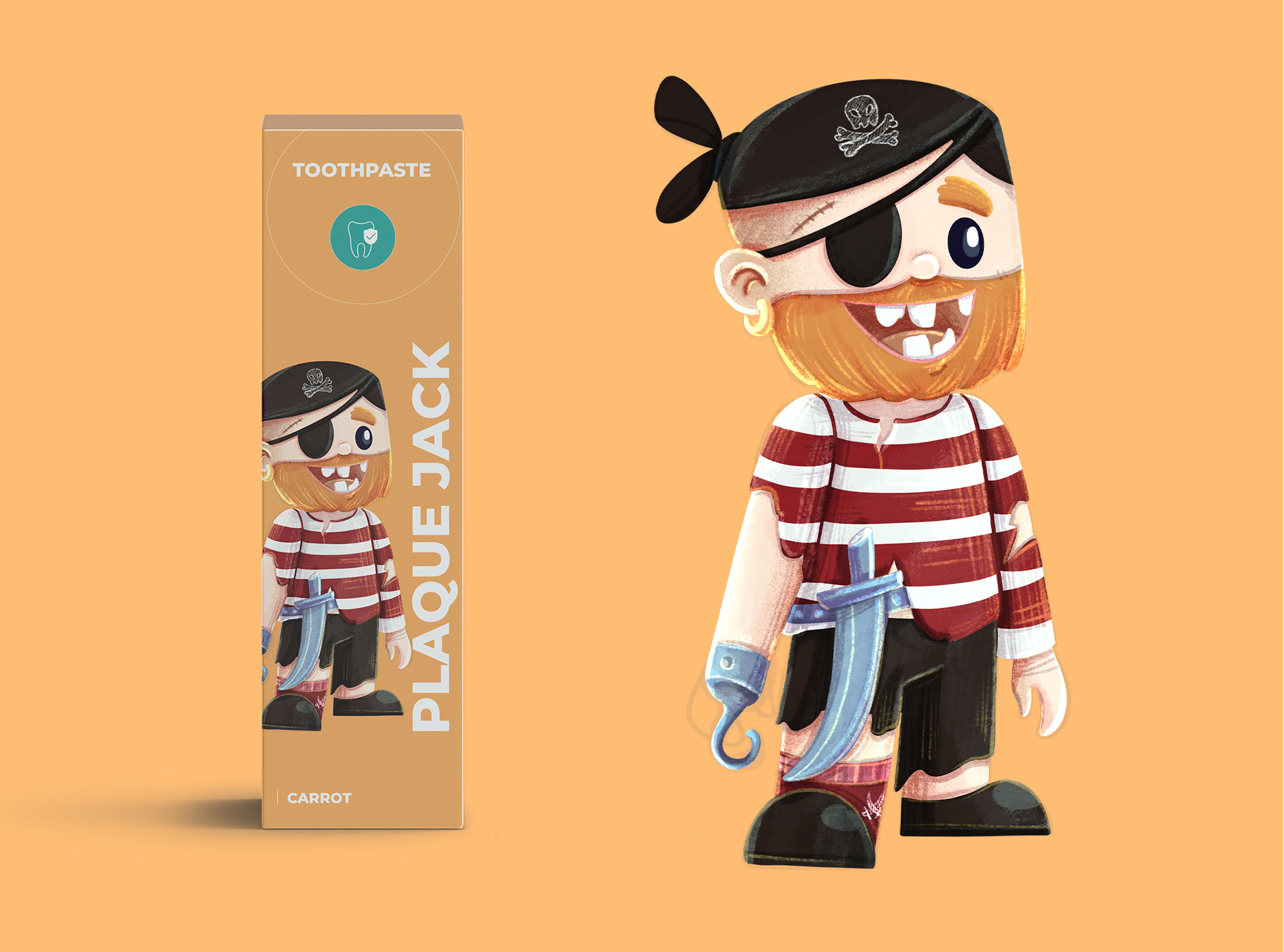 Mascot design for Packaging Concept Pirat art branding character design children illustration cover design design graphic design illustration kid art kid illustration mascot packaging pirat procreate raster illustration