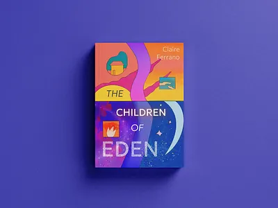 Cover design book design books colorful design dreamy editorial graphic design illustration illustrative magical realism pubications publishing typography vector whimsical