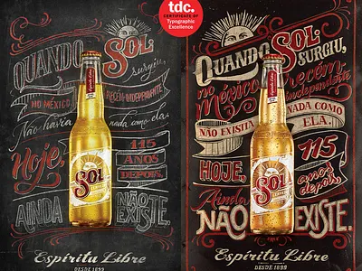 SOL Beer – Chalk and Sign Painting brush painting calligraphy handlettering handmade sign painting