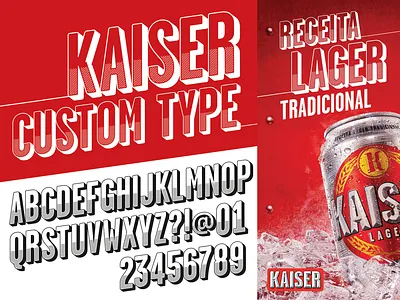 Kaiser Custom Type for National Campaign alphabet custom type custom typeface font design handmade lettering type design typography
