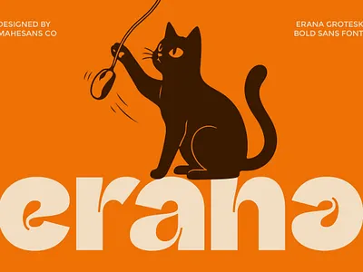Erana Grotesk – Bold Sans Serif bold brand identity branding design font free font graphic design grotesk grotesque heading illustration logo sans title type type design typeface typography ui unique