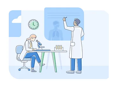 Science Care Illustrations graphic design illustration medical