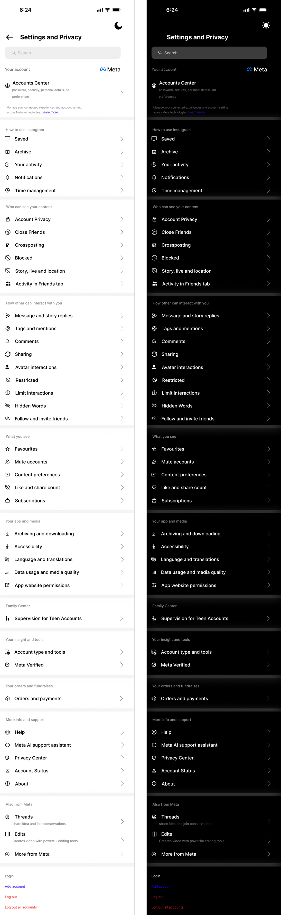 Daily UI #007 – Settings branding dailyui graphic design mobileui settingsui ui