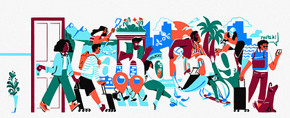Live Without Limits - Mural Illustration
