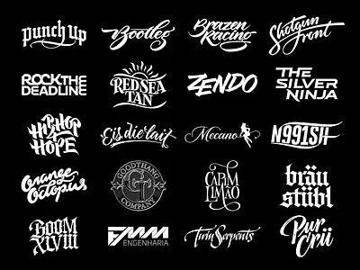 Handmade Marks: 15 Years of Logo Design brand identity branding calligraphy custom lettering hand lettering handmade lettering identity design lettering logo collection logo design typographic logo typography