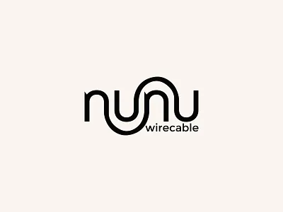 Modern Minimal Wire Cable Logo Design branding cable line logo clean logo design custom logo design graphic design logo logo design minimalist logo modern brand identity modern logo design simple tech logo startup tech logo vector wire cable logo