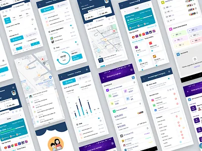 School Management and Parent Tracking Mobile App UI Kit admin app app attendance tracking childrens app ui kit concept edtech app education app education dashboard educational app figma design figma ui kit login and signup map tracking app mobile app design parent tracking app school app screen time tracking app student app student dashboard ui