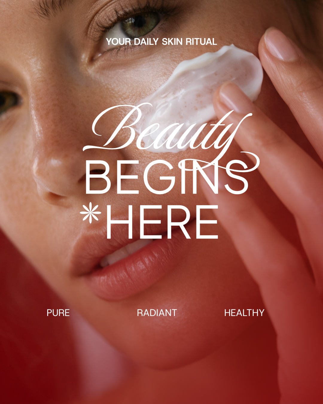 Skincare Social Media Campaign Design