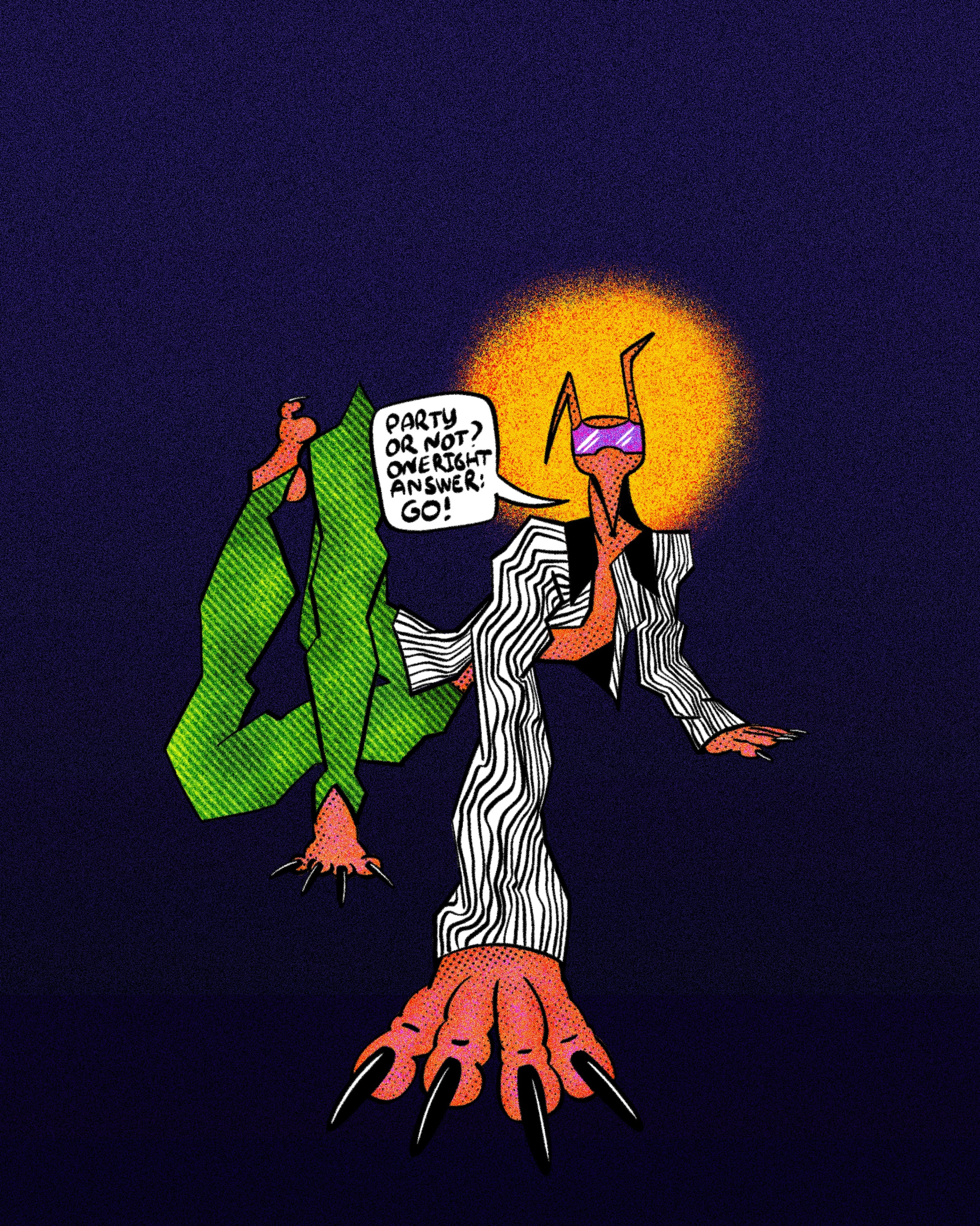 Character Illustration / Inner State / GO! character design character illustration contemporary art experimental illustration graphic design illustration line art poster art surreal visual art