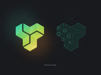 Yoki Finance Icon branding crypto icon logo sign