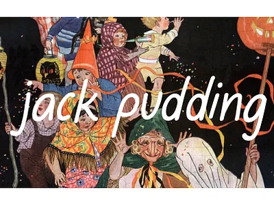 jack pudding font clown font sans serif type design