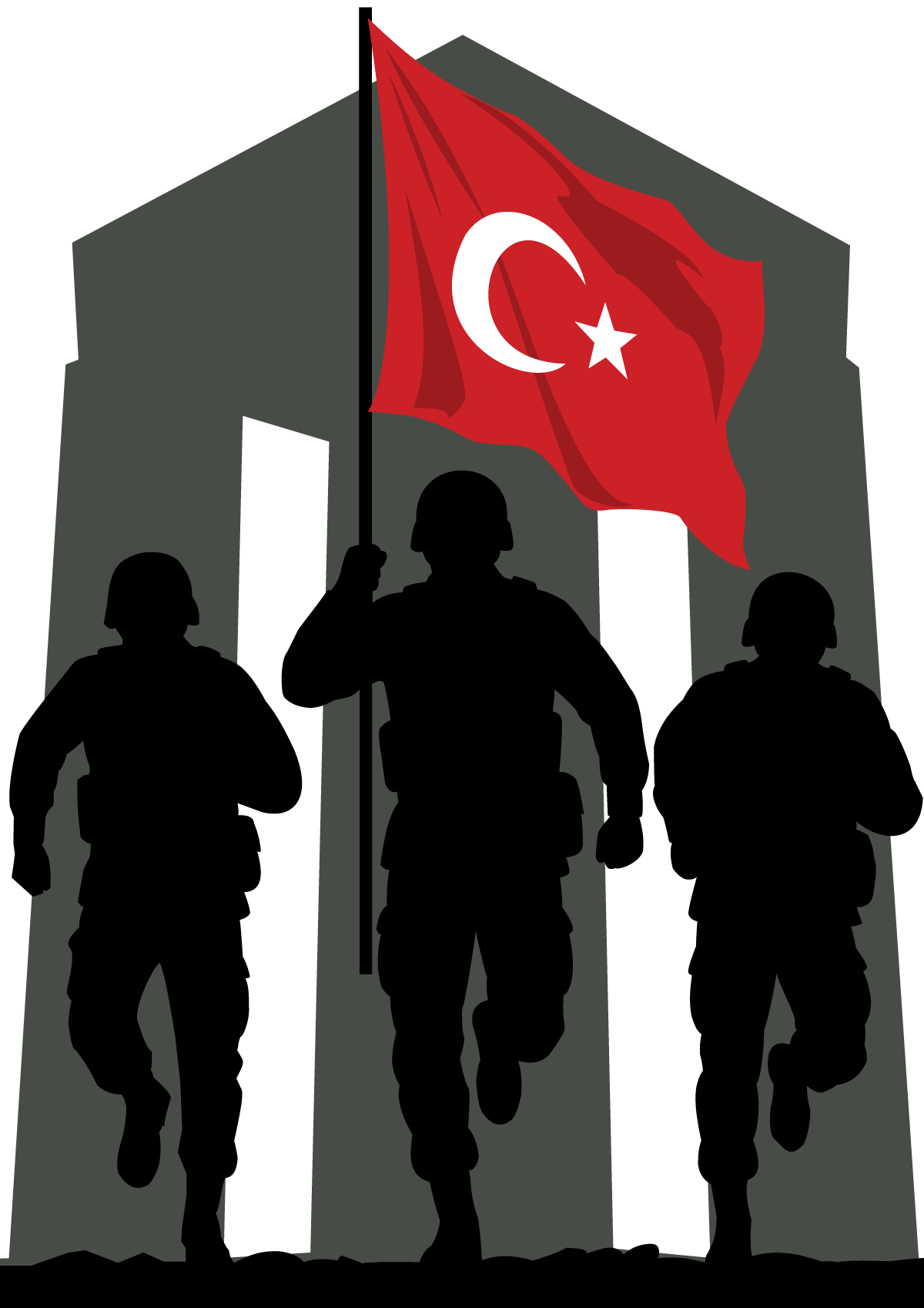 March 18 Çanakkale Victory: Vector Illustration 18 march adobe illustrator branding canakkale digital illustration flag flat design graphic design history illustration memorial minimal monument patriotic poster soldier turkey vector vector art victory