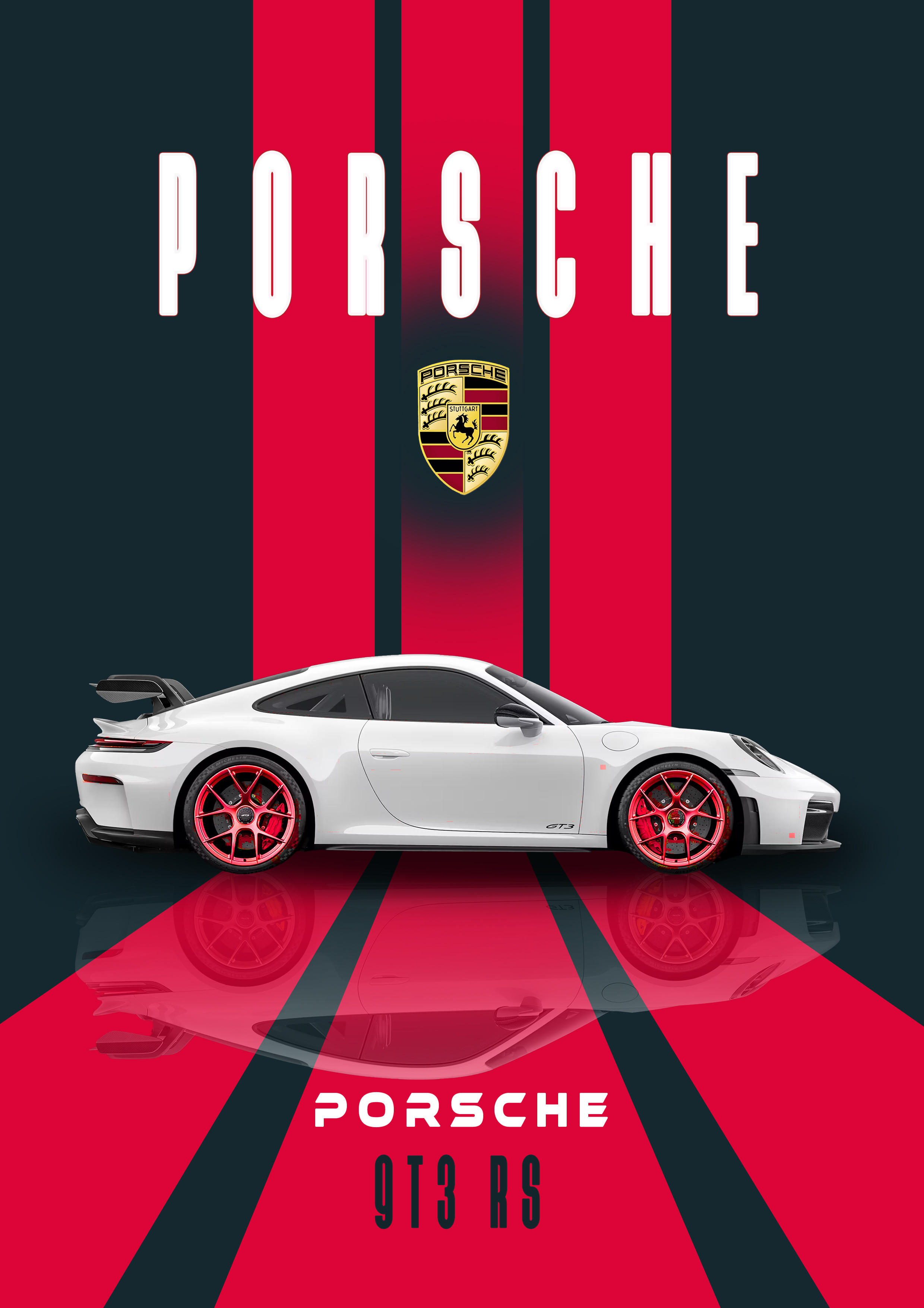 Lamborghini Huracán poster automotive design huracan lamborghini poster