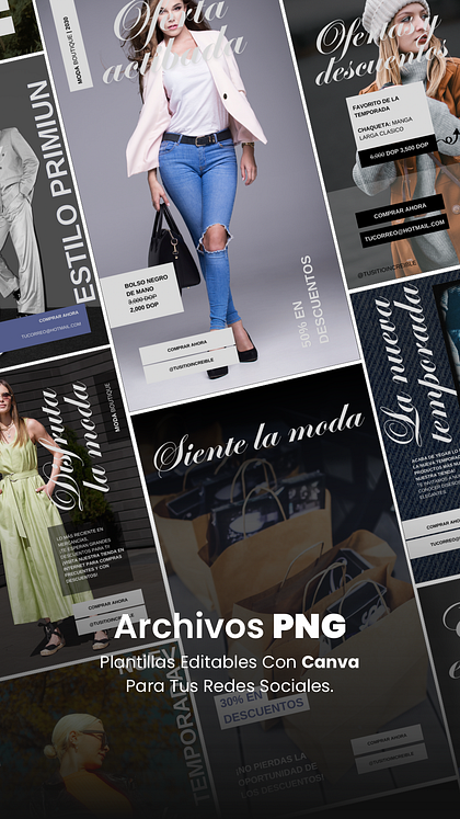 Plantillas Editables para redes sociales