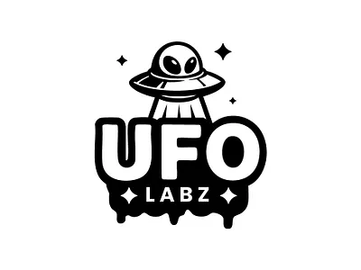 UFO LABZ Performance from Another World. 3d branding graphic design logo