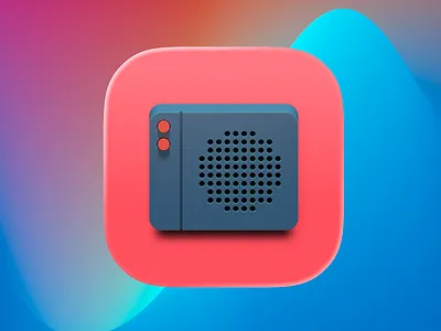 music player app icon blender3d branding graphic design illustration ui