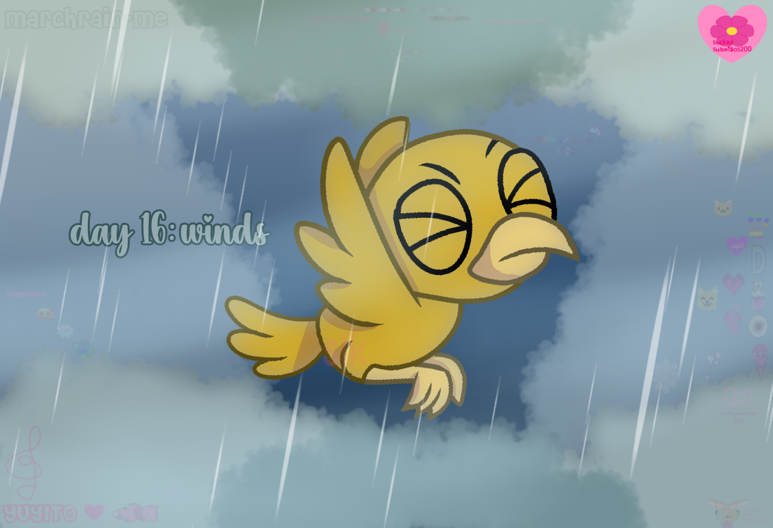 Marchrain day 16: winds