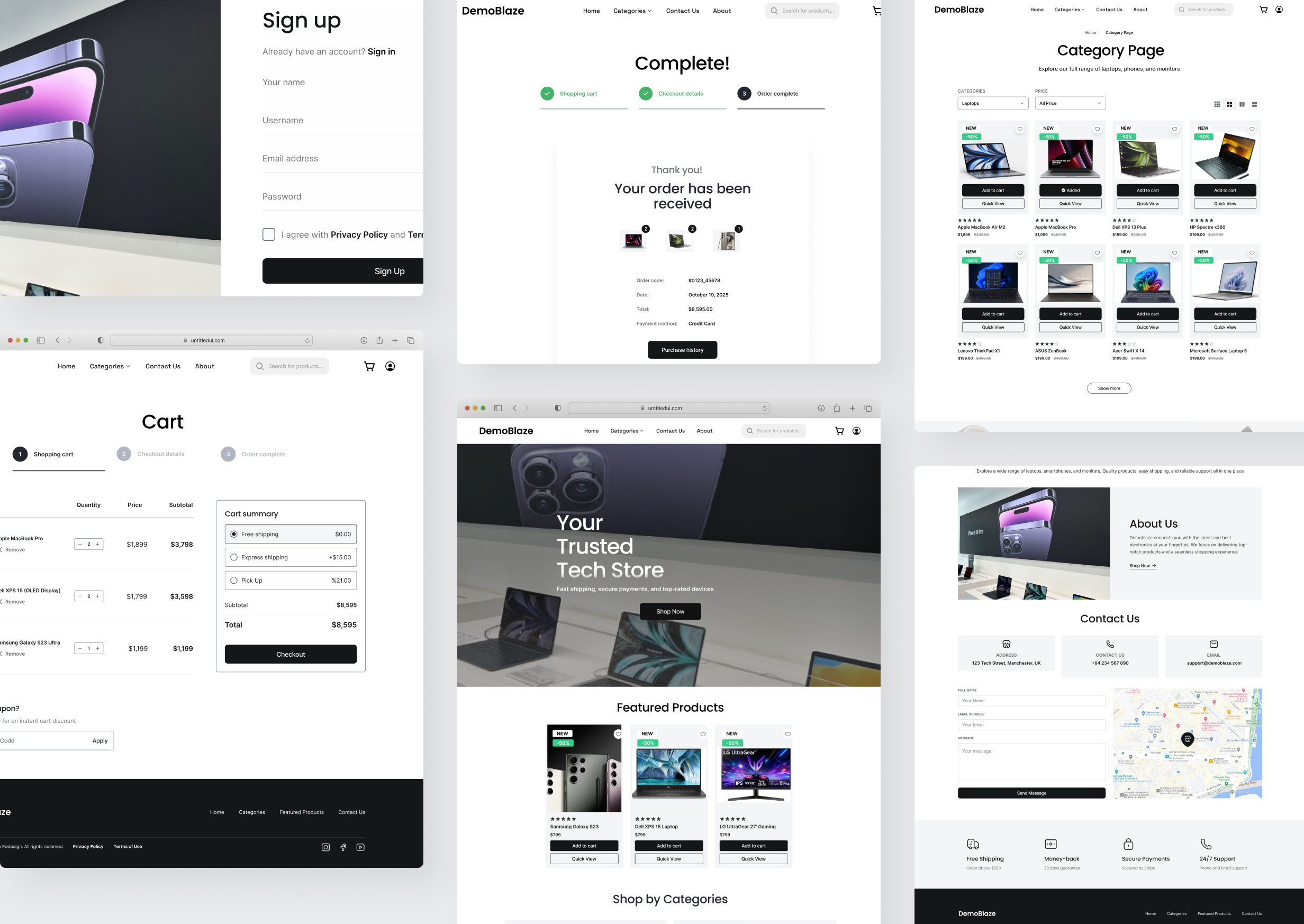 Demoblaze E-commerce: Product Discovery