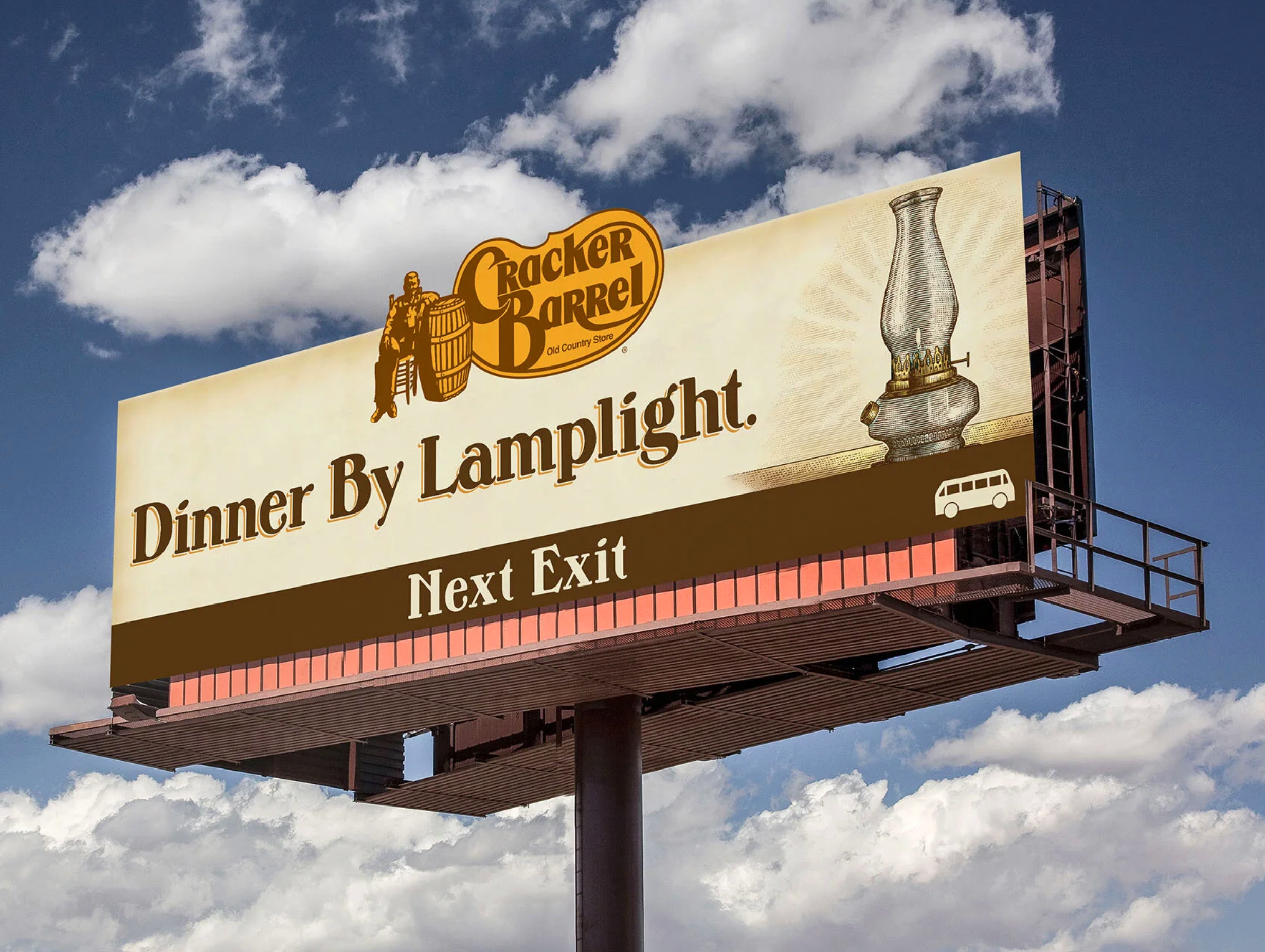 Cracker Barrel Billboard Illustrations by Steven Noble advertising artwork branding cracker barrel design engraving etching illustration line art pen and ink scratchboard steven noble vintage art woodcut